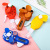 Cute Cartoon Hand Fan Hand Pressure Manual Mini Fan Portable Portable Handheld Handheld Promotional Gifts Gift