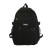 Foreign Trade Wholesale Schoolbag Female Korean Harajuku Ulzzang Junior High School College Students Solid Color Nylon Waterproof Backpack Men