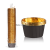 Solid Color Single-Sided Gold Roll Cup 5 * 4cm 100 Pcs/Strip Cake Paper Tray Cake Cup Cake Paper Cups