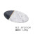 Nordic Minimalist Style Oval Creative Two-Color Combination Natural Marble Ornament Plate Dish Household Or Model Room Soft Decoration Plate