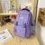 Trendy Schoolbag Male High School Student Simple Large Capacity Travel Backpack Casual Japanese Trendy Female Solid Color College Students' Backpack