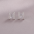 Fashionable and Exquisite 925 Silver Pin Earrings New Studs A319fashion Jersey