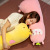 Cartoon Dinosaur Long Pillow Girl's Doll Sleeping Pillow Leg-Supporting Bed Sleeping Companion Doll Plush Toy Lady