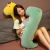 Cartoon Dinosaur Long Pillow Girl's Doll Sleeping Pillow Leg-Supporting Bed Sleeping Companion Doll Plush Toy Lady