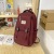 Trendy Schoolbag Male High School Student Simple Large Capacity Travel Backpack Casual Japanese Trendy Female Solid Color College Students' Backpack