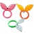 Factory Wholesale Korean Style Rabbit Ears Hair Band Candy Color Towel Ring Tie-Up Hair Head Rope 2 Yuan Store Small Gifts Gifts