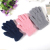 Unisex Autumn and Winter Thickening Keep Warm Pure Color Knitted Finger Gloves