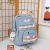 Leisure Middle School Students Campus Multi-Layer Large Capacity Backpack Schoolbag College Student Japanese Cute Contrast Color Schoolbag