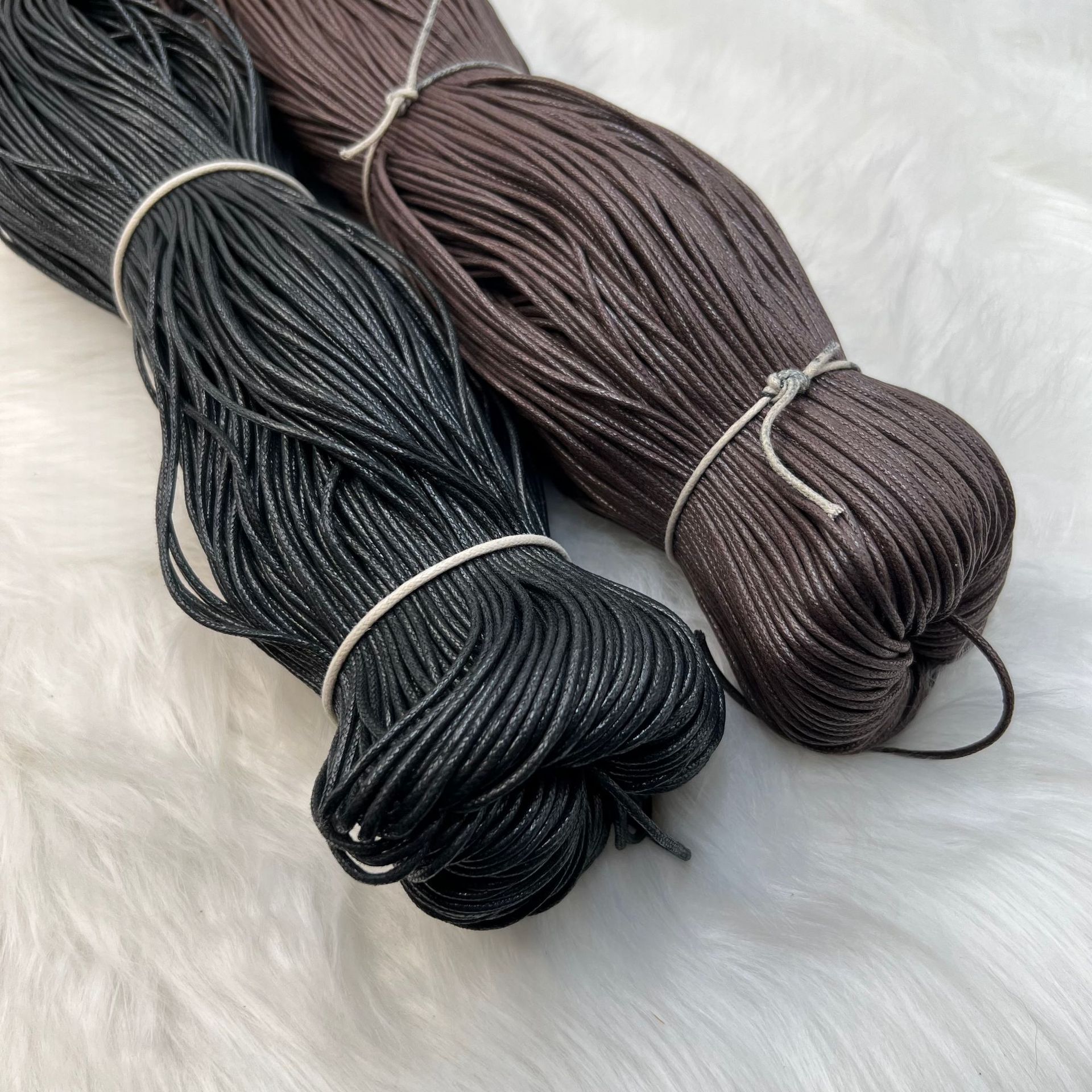 现货2mm普通蜡线国产棉蜡绳DIY饰品配件吊牌绳挂绳捆绑线