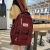 Trendy Schoolbag Male High School Student Simple Large Capacity Travel Backpack Casual Japanese Trendy Female Solid Color College Students' Backpack