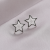 Fashionable and Exquisite 925 Silver Pin Earrings New Studs A320fashion Jersey