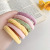 Spring Color Seamless Towel Ring Hair Band 5 Cards Thick Hair Rope Korean Style Simple High Elastic Cream Color Rubber Band