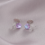 Fashionable and Exquisite 925 Silver Pin Earrings New Studs A326fashion Jersey