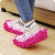 Factory Chenille Loafer Mop Shoe Cover Cleaning Floor Removable and Washable Ground Slippers Mop Shoes Single Price