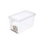 Kitchen Refrigerator Storage Box Drawer-Type Frozen Food Crisper Clear with Cover Rectangular Storage Egg Storage Box