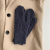 Korean Full Finger Autumn and Winter Fashionable Warm Knitted Couple Gloves