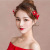 Chinese Bridal Ornament Ancient Style Xiuhe Headdress Cheongsam Toast Dress Red Hair Accessory Photo Updo Side Clip Headdress