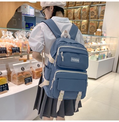 Large Capacity School Bag Ins Japanese Junior's Schoolbag Female High School and College Student Mori Style Fashion Brand Casual Computer Backpack