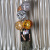 Cross-Border New Arrival 22-Inch 4D round Animal Pattern Aluminum Balloon Birthday Party Decoration Layout Aluminum Foil Ball