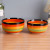 Hand Painted Ceramic Rainbow Bowl Plate Rice Bowl Hotel Tableware Home Use Set Ceramic Bowl Plate Foreign Trade