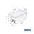 Kitchen Refrigerator Storage Box Drawer-Type Frozen Food Crisper Clear with Cover Rectangular Storage Egg Storage Box