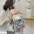 2022 New Summer Schoolbag Female Junior and Middle School Students Japanese Style Simple Contrast Color Trend Man Pair Backpack Large Capacity Nylon