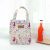 Green Leaf Cartoon Lunch Box Bag Tinfoil Thermal Insulation Student Office Worker Portable Woven Belt Rice Mummy Bag Wholesale Lunch Bag