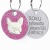 Dog Tag ID Tag Pet Lettering French Bullfight Dog Bell Anti-Lost Dog Card Support One Laser Generation