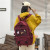 Korean Style Trendy Schoolbag Women's Simple Mori Style Backpack Junior High School Student Harajuku Ulzzang Cartoon Badge