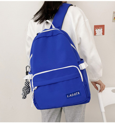 New Mori All-Match Schoolbag Female College Student Japanese and Korean High School Student Backpack Solid Color Backpack Male Large Capacity