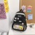 Schoolbag Female Junior and Middle School Students Large Capacity Contrast Color Japanese Primary School Student Grade Three to Six Backpack PVC Nylon