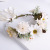 Korean Style Garland Bridal Headdress Artificial Wreath Headband Fresh and Beautiful Hair Accessories Lawn Wedding Holiday Photo Accessories