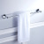 Chrome-Plated round Chassis Single Rod Bathroom Hardware Pendant Toilet Paper Holder Towel Ring Robe Hook Four-Piece Set A68-41