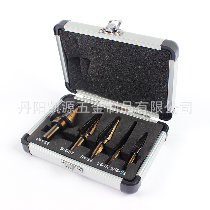 定制宝塔阶梯钻三角柄六角柄宝塔阶梯钻头开孔器高速钢台阶钻