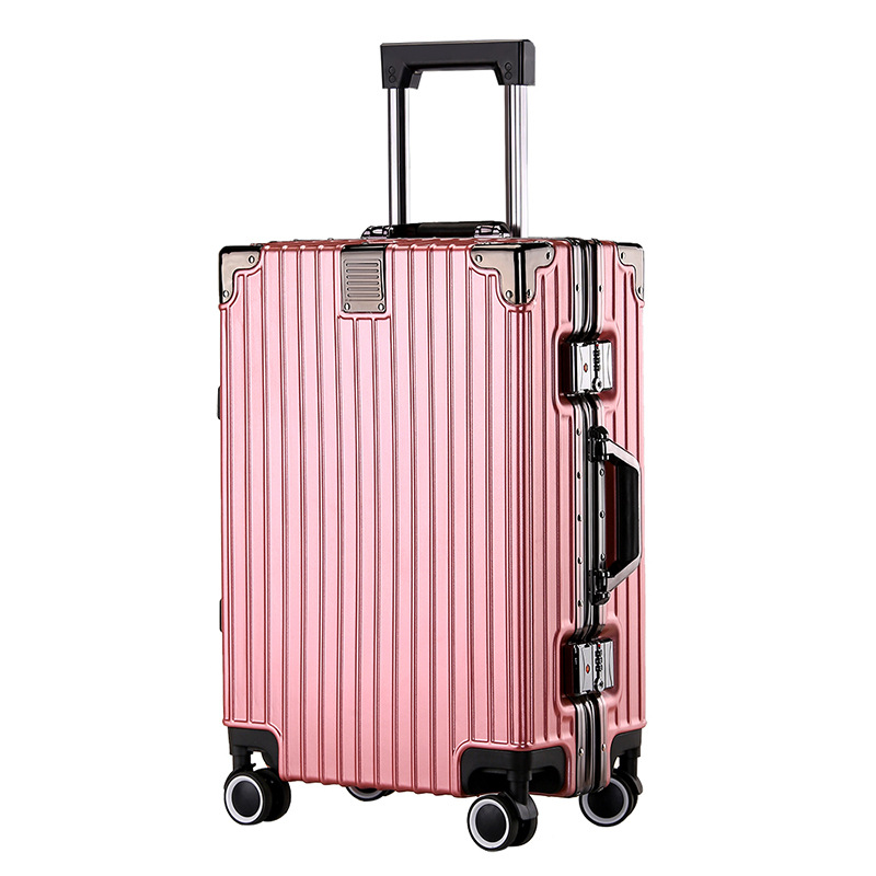 旅行箱24寸密码箱学生行李箱铝框拉杆箱万向轮登机大容量箱子