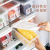 Kitchen Refrigerator Storage Box Drawer-Type Frozen Food Crisper Clear with Cover Rectangular Storage Egg Storage Box