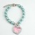 Spot Supply Anti-Lost ID Tag Pet Pearl Necklace Pet Jewelry Accessories Handwritten Collar DIY