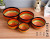 Hand Painted Ceramic Rainbow Bowl Plate Rice Bowl Hotel Tableware Home Use Set Ceramic Bowl Plate Foreign Trade