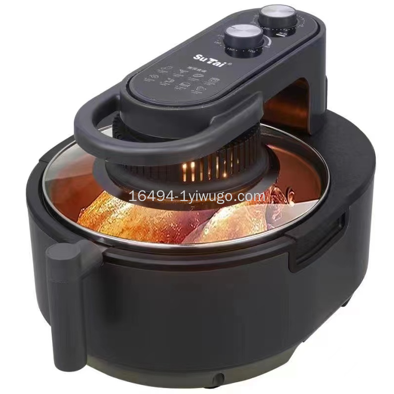 空气炸锅大容量烤箱液晶触控可视全自动家用多功能薯条机炸鸡烤翅