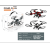 Cross-Border Remote-Controlled Unmanned Vehicle Folding HD Aircraft for Areal Photography Quadrocopter Toy Remote Control Aircraft