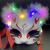 Trending on TikTok Half Face Cat Mask Japanese Fox Fox Fox Cat Dark Children Tiger Mask Luminous Stall