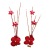 Korean Style Long Fringe Earrings Chinese Bridal Red Vintage Earrings Super Fairy Flower Beads Long Earrings