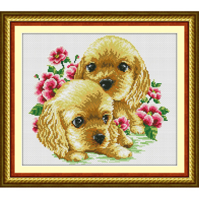 New Cross Stitch Living Room Wholesale DIY Cloth Art Material Kit Crafts Friends