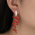 2022new Trendy Unique Linear Earrings Ins Niche Earrings for Women