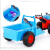 Children's Walking Tractor Oriental Red New-Style Electric Vehicles Toy Car Baby's Stroller Luminous Band Music