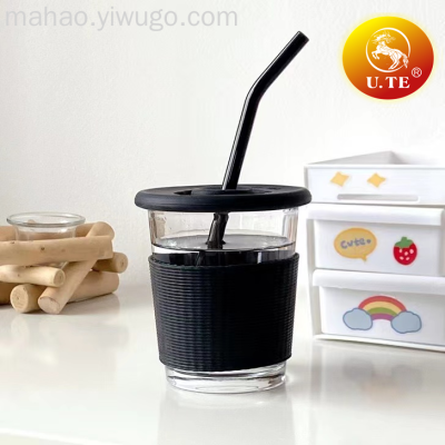Glass Straw Cup Cup