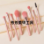 8 PCs brush suit macarons makeup brushes