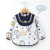 Baby Dinner Coverall Kids' Bib Cotton Water and Dirt Resistant Baby Food Male and Female Apron Child Bib