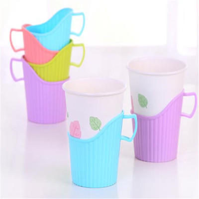 Disposable Paper Cup Mop Drinking Cup Thick Cup Holder Plastic Cup Holder Paper Cup Holder Boiling Water Insulation Cup Holder Wholesale