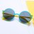 New Cartoon Children's Two-Tone Sunglasses round Frame Cute Simulated Snakes Boys and Girls Baby Sunglasses UV Protection Glasses